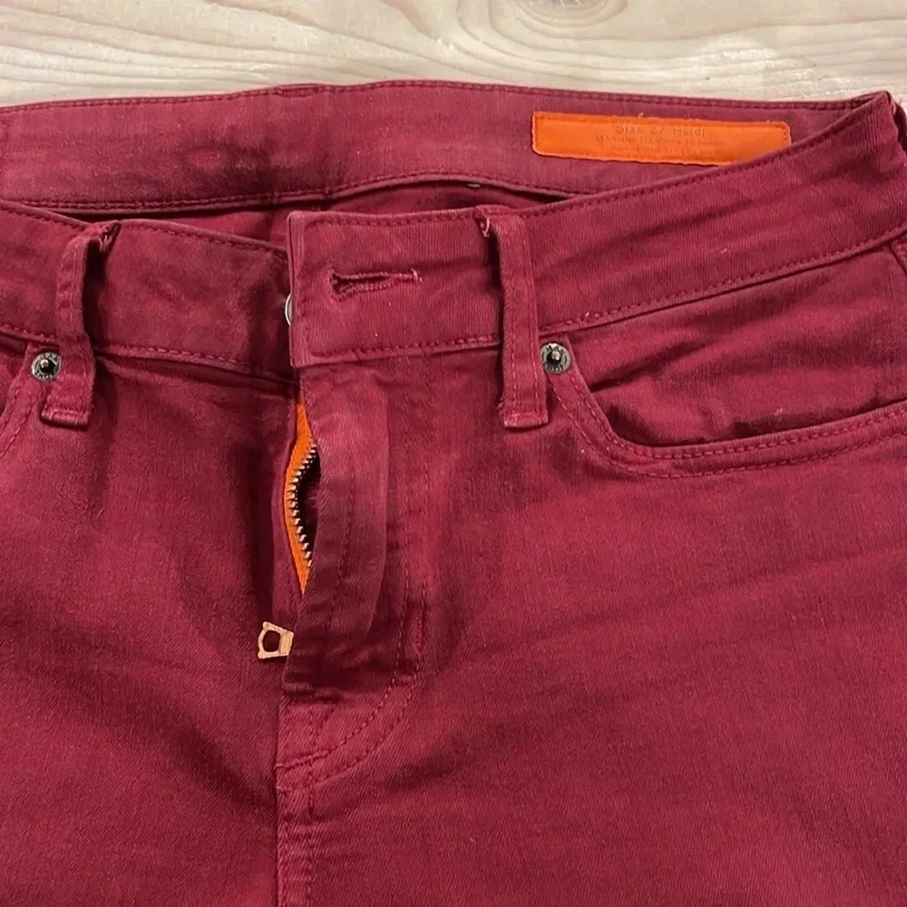 Jean Shop Red Jeans - Picture 2 of 12